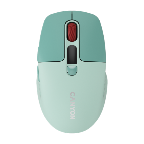 Mouse Optic Canyon MW-26 LCD Silent, USB Wireless/Bluetooth, Green