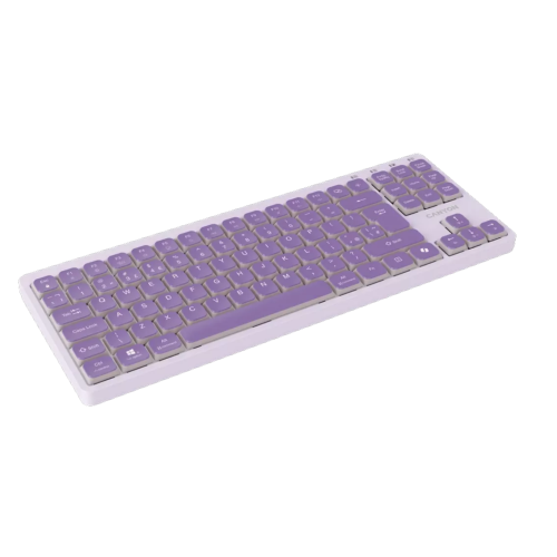 Tastatura Canyon OnType 10, USB-C, Violet
