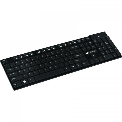 Tastatura Wireless Canyon CNS-HKBW2-US, USB, Black