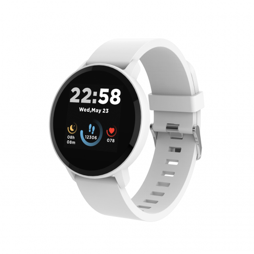 SmartWatch Canyon Lollypop SW-63, 1.3inch, Curea Silicon, White