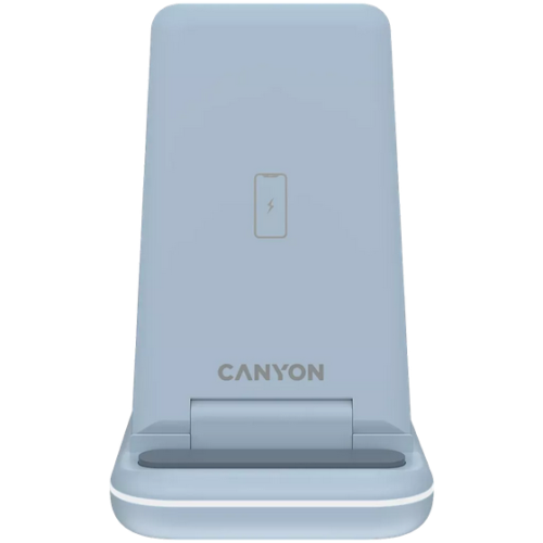 Incarcator wireless Canyon WS-304, 18W, Blue