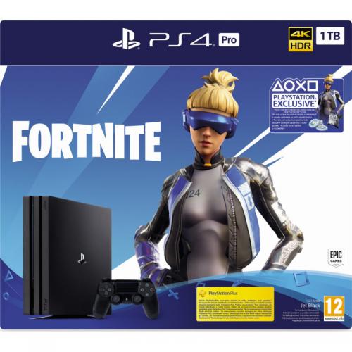 Consola Sony PlayStation 4 Pro, 1TB, Black + Fortnite Neo Versa