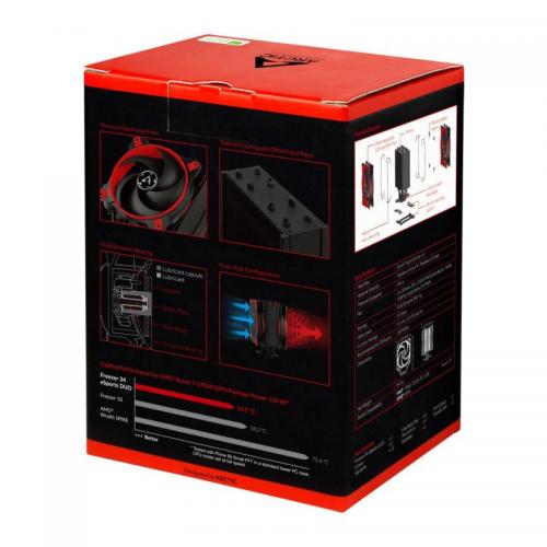 Cooler procesor ARCTIC AC Freezer 34 eSports DUO Red