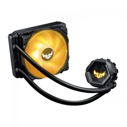 Cooler procesor all-in-one TUF GAMING LC 120 RGB, pompa si ventilatoare cu iluminare ARGB