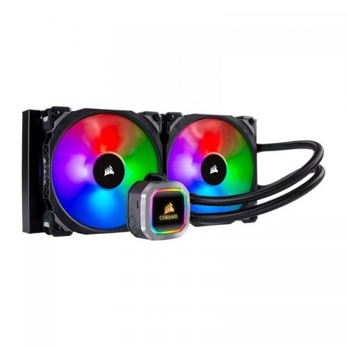 Cooler Procesor CORSAIR HYDRO SERIES H115i RGB PLATINUM NEGRU