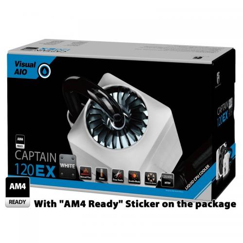 Cooler procesor Deepcool Gamer Storm Captain 120 EX White, 120mm