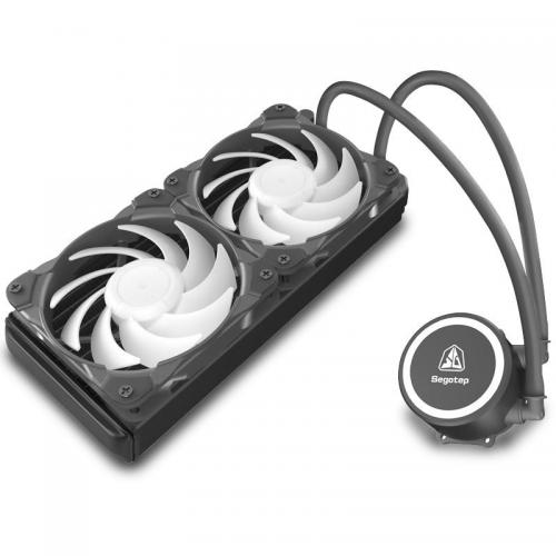 Cooler procesor Segotep BeCool 240S RGB, 2x 120mm