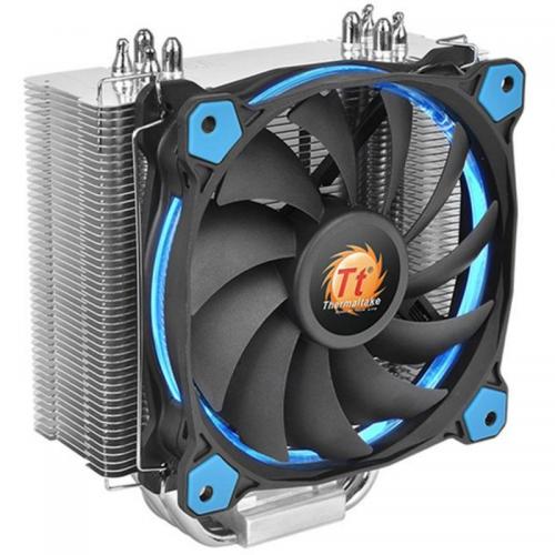 Cooler Procesor Thermaltake Riing Silent 12, Blue LED, 120mm