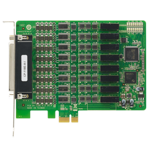 Adaptor PCI-Express Moxa CP-118E-A-I, 1 x DB78 female