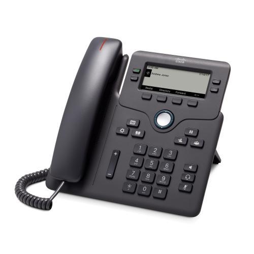 Telefon IP Cisco 6861, 4 Linii, Black