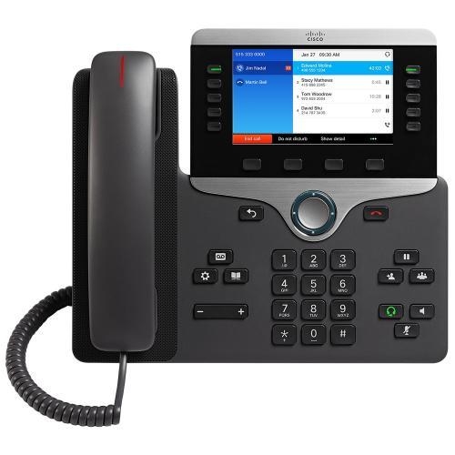 Telefon IP Cisco 8851 with MPP, 5 linii, PoE, Charcoal