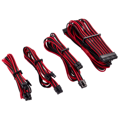 Kit Cablu alimentare PSU Corsair CP-8920219, Red-Black