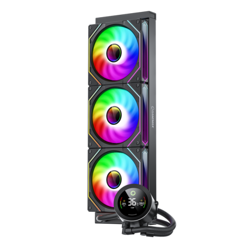 Cooler procesor Gamemax IceBurg 360 Digital, ARGB LED, 3 x 120mm, Black