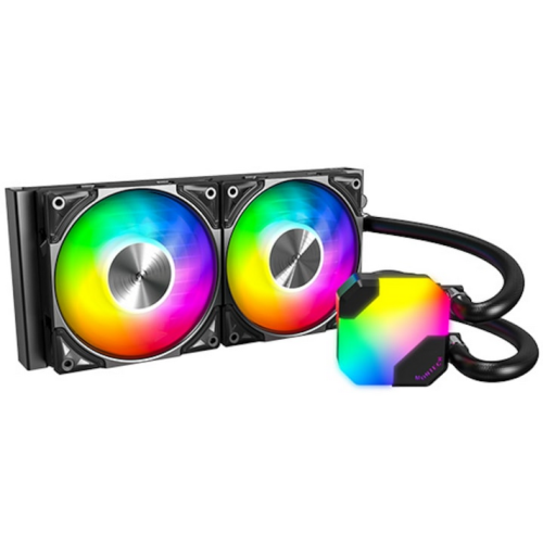 Cooler procesor Montech HyperFlow SILENT 240 Black, 2 x 120 mm