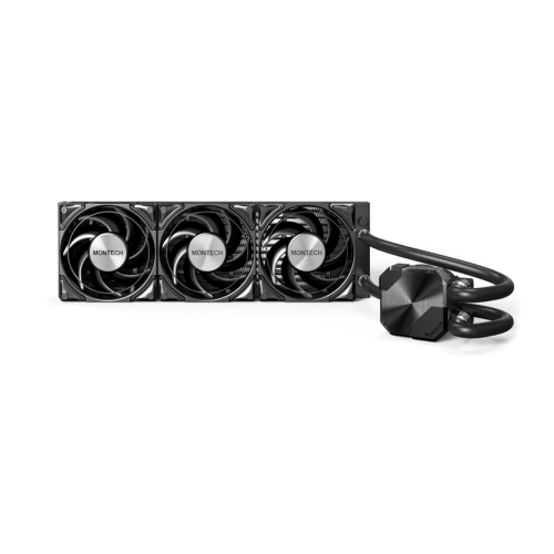 Ventilator Montech HyperFlow SILENT 360 Black, 3 x 120 mm