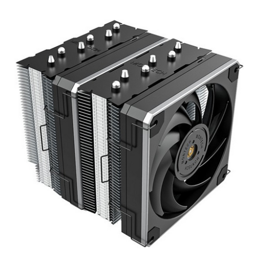 Cooler procesor Montech Metal DT24 Base, 2 x 120 mm, Black