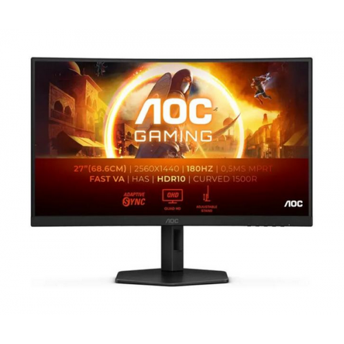 Monitor LED Curbat AOC CQ27G4X, 27inch, 2560x1440, 1ms, Black
