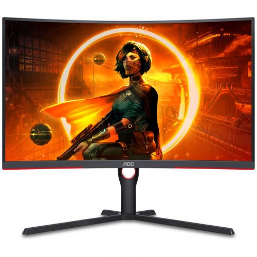 Monitor WLED AOC CQ32G3SU/BK, 31.5inch, QHD VA , 4ms, 165Hz, negru