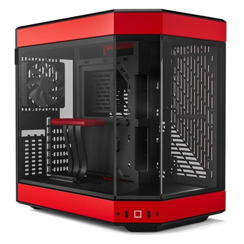 Carcasa HYTE Y60 Black/Red, Fara sursa