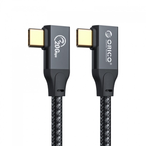 Cablu de date Orico CSL32-10-BK, USB-C male - USB-C male, 1m, Black