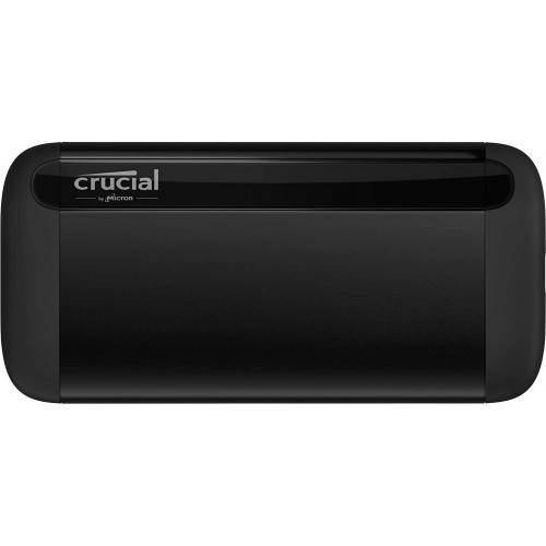 SSD Portabil Crucial X8, 2TB, USB-C, Black