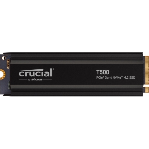 SSD Crucial T500 Heatsink, 4TB, PCI Express 4.0 x4, M.2 2280 