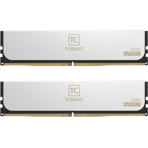 Kit Memorie TeamGroup T-Create Expert White Intel XMP 3.0 / AMD EXPO 32GB, DDR5-6000 MHz, CL 30, Dual Channel