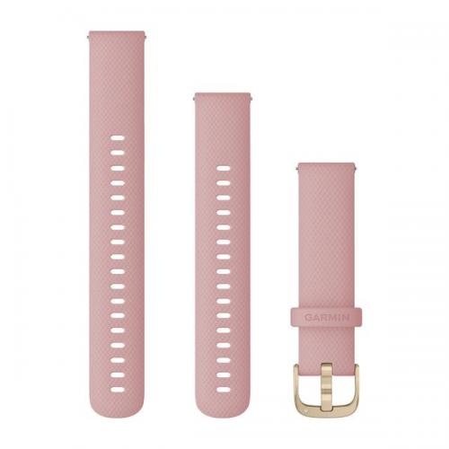 Curea Smartwatch Garmin cu scoatere rapida, 18mm, Dust Rose