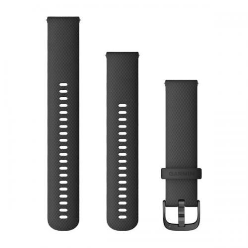 Curea Smartwatch Garmin cu scoatere rapida, 20mm, Black