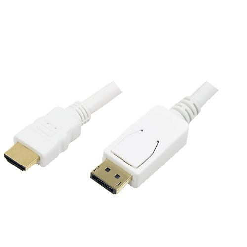 Cablu Display Port la HDMI White CV0055