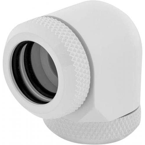 Conectori watercooling Hydro X Series XF Hardline 14mm OD Fittings Twin Pack, White