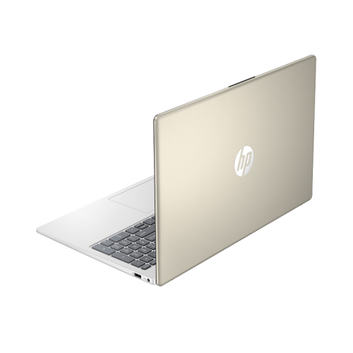Laptop HP 15-fd0112nq, Intel Core 5 120U, 15.6 inch, RAM 16GB, SSD 512GB, Intel Graphics, Free DOS, Warm Gold