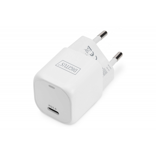 Incarcator retea Digitus by Assmann DA-10060, 1x USB-C, 3A, White