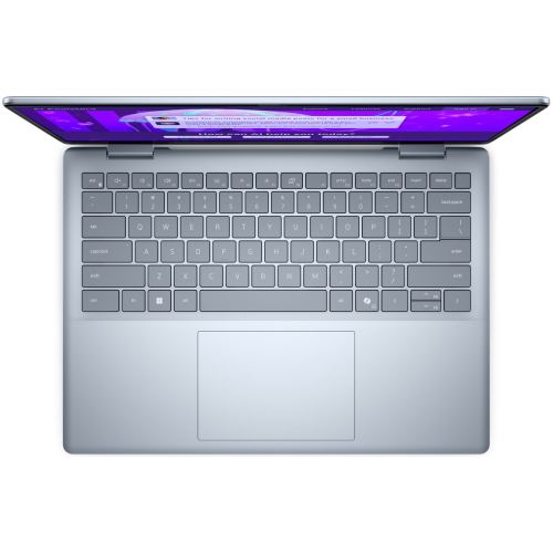 Laptop Dell 14 Plus DB14250, Intel Core Ultra 7 258V, 14 inch, RAM 32GB, SSD 1TB, Intel Arc Graphics 140V, Windows 11 Pro, Ice Blue