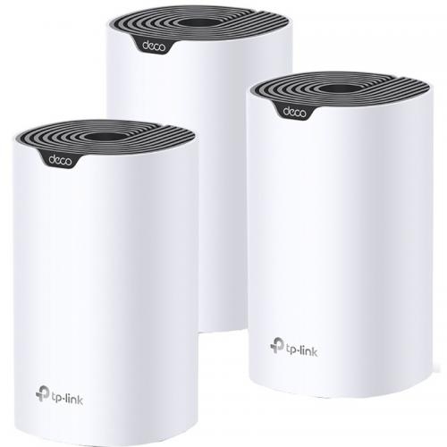 TP-Link Sistem Mesh Wi-Fi pentru întreaga casă AC1900, DECO S7(3- PACK);WI-FI 5, Standarde wireless: IEEE 802.11ac/n/a 5 GHz, IEEE 802.11n/b/g 2.4 GHz, viteza wireless: 5 GHz: 1300 Mbps, 2.4 GHz: 600 Mbps, 3 x antene interne, MU-MIMO, Mod Router, Mod Acce