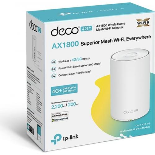 Router TP-Link Deco X20 4G, 2x LAN