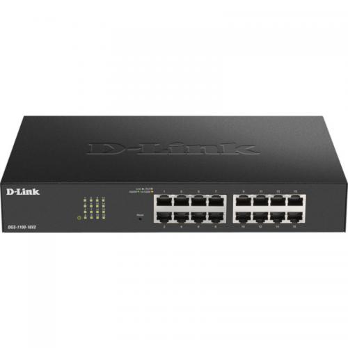 Switch D-Link DGS-1100-16, 16 port, 10/100/1000 Mbps