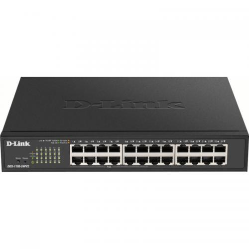 Switch D-Link Gigabit DGS-1100-24PV2, 24 port, 10/100/1000 Mbps