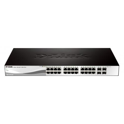 Switch D-Link DGS-1210-28, 24 port, 10/100/1000 Mbps