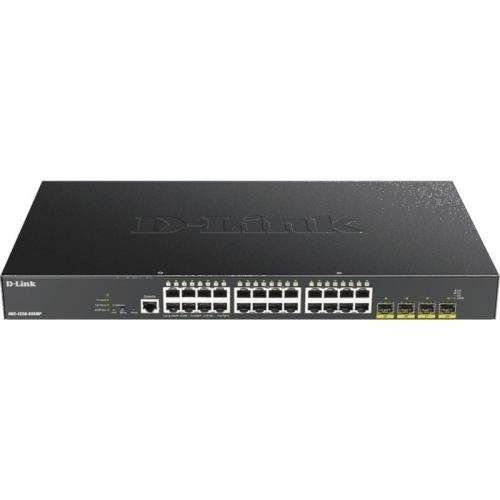 Switch DLink DGS-1250-28XMP, 24 porturi, PoE - DESIGILAT