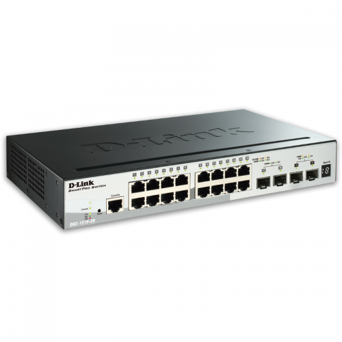 Switch D-Link DGS-1510-20, 16 porturi