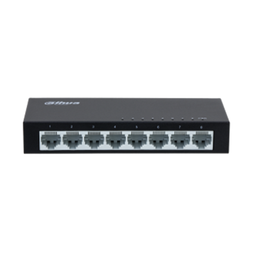 Switch Dahua DH-PFS3008-8ET, 8 porturi
