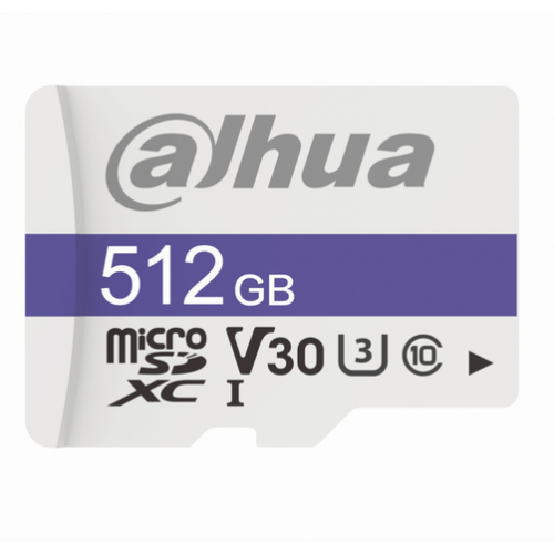 Memory Card microSDXC Dahua TF-C100/512GB, 512GB, Class 10, UHS-I U3, V30