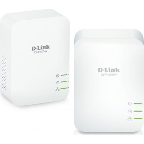 Kit PowerLine DLink P-Line AD AV2 HDP-601AV, White