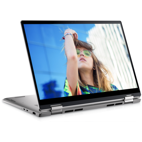 Laptop 2-in-1 Dell Inspiron 7420, Intel Core i7-1255U, 14inch Touch, RAM 16GB, SSD 512GB, Intel Iris Xe Graphics, Windows 11 Pro, Platinum Silver