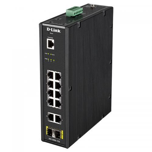 Switch D-Link DIS-200G-12S, 10 porturi