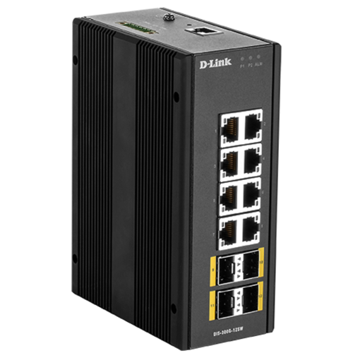 Switch DLink DIS-300G-12SW, 8 porturi