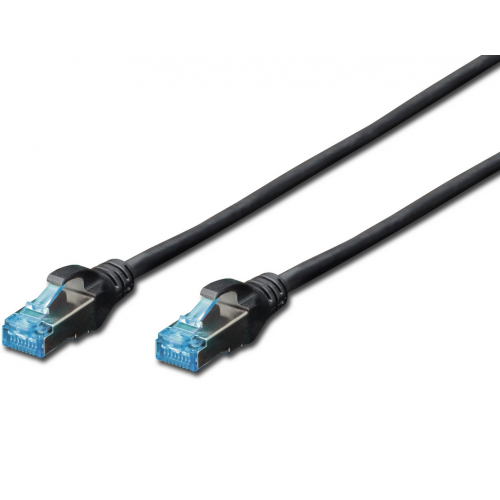 Patch Cord Digitus by Assmann DK-1532-020/BL, SF/UTP, Cat5e, 2m, Black