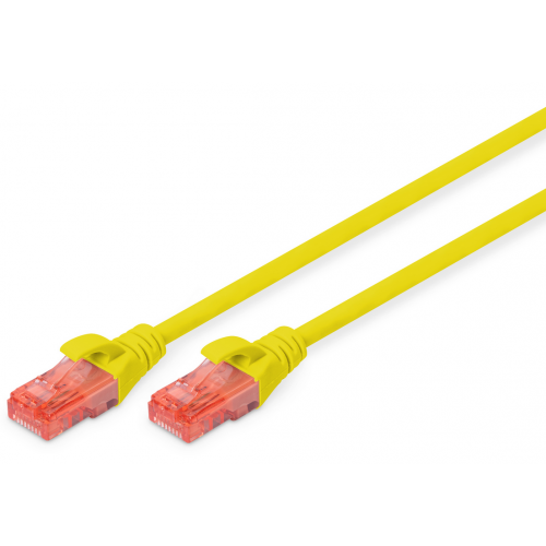 Patch Cord Digitus by Assmann DK-1612-050/Y, U/UTP, Cat6, 5m, Yellow