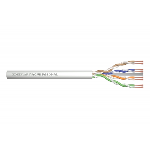 Cablu de retea Digitus by Assmann DK-1613-P-1, U/UTP, Cat6, 100m, Gray